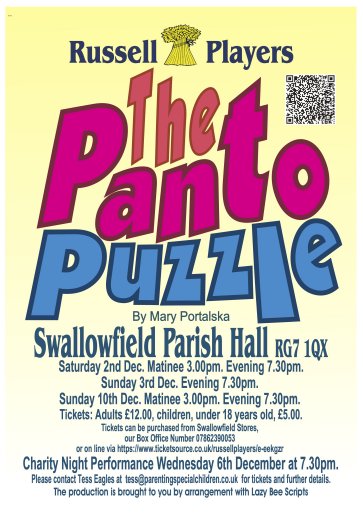Russell Players - The Panto Puzzle
